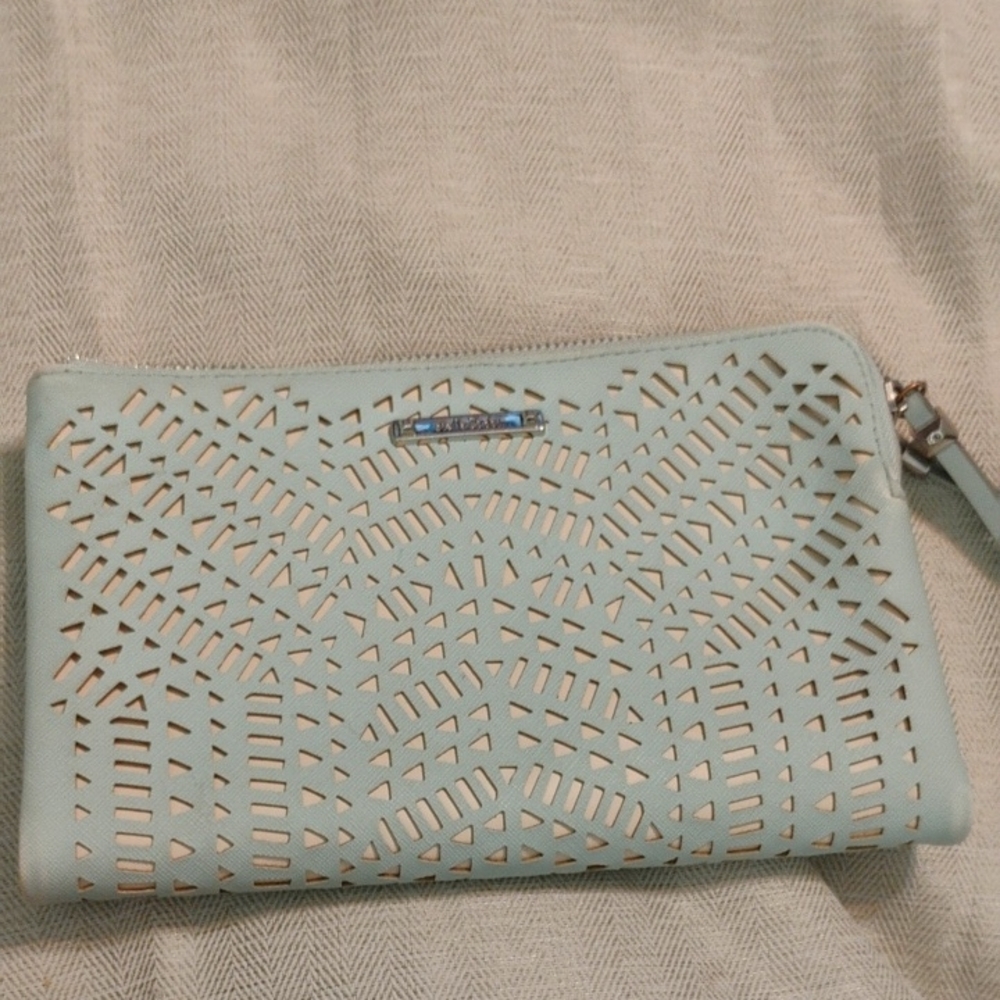 Stella & Dot mint green Clutch